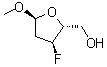 甲基 2,3-二脱氧-3-氟-alpha-D-赤式-呋喃戊糖苷分子结构 (CAS 114100-05-9)