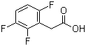 2,3,6-三氟苯乙酸分子结构 (CAS 114152-23-7)