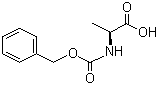 苄氧羰基-L-丙氨酸分子结构 (CAS 1142-20-7)