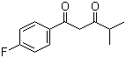 1-(4-氟苯基)-4-甲基戊-1,3-二酮分子结构 (CAS 114433-94-2)