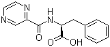 N-(2-吡嗪基羰基)-L-苯丙氨酸分子结构 (CAS 114457-94-2)