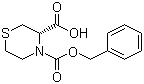 (S)-4-苄氧羰基硫代吗啉-3-甲酸分子结构 (CAS 114580-19-7)
