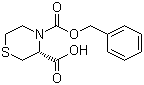 (R)-4-Cbz-thiomorpholine-3-carboxylic acid molecular structure (CAS 114580-22-2)