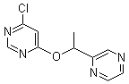 4-氯-6-[1-(2-吡嗪基)乙氧基]嘧啶分子结构 (CAS 1146080-25-2)