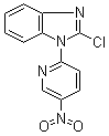 2-Chloro-1-(5-nitro-2-pyridinyl)-1H-benzimidazole molecular structure (CAS 1146080-31-0)