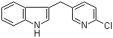 3-[(6-Chloro-3-pyridinyl)methyl]-1H-indole molecular structure (CAS 1146080-32-1)
