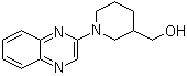 1-(2-Quinoxalinyl)-3-piperidinemethanol molecular structure (CAS 1146080-45-6)