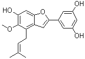 Moracin T molecular structure (CAS 1146113-27-0)
