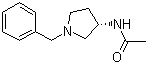 结构式 CAS# 114636-30-5, (S)-(-)-1-苄基-3-乙酰氨基吡咯烷