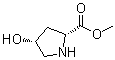 (2R,4R)-4-Hydroxypyrrolidine-2-carboxylic acid methyl ester molecular structure (CAS 114676-47-0)