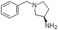 (R)-1-苄基-3-氨基吡咯烷分子结构 (CAS 114715-39-8)