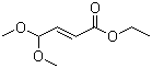 结构式 CAS# 114736-25-3, (E)-4,4-二甲氧基-2-丁烯酸乙酯