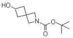 6-羟基-2-氮杂螺[3.3]庚烷-2-甲酸叔丁酯分子结构 (CAS 1147557-97-8)