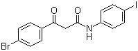 4-Bromo-N-(4-iodophenyl)-beta-oxo-benzenepropanamide molecular structure (CAS 1148041-59-1)
