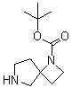 1,6-二氮杂螺[3.4]辛烷-1-羧酸叔丁酯分子结构 (CAS 1148044-31-8)