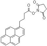 1-Pyrenebutanoic acid succinimidyl ester molecular structure (CAS 114932-60-4)