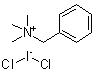 苄基三甲基铵二氯碘酸盐分子结构 (CAS 114971-52-7)