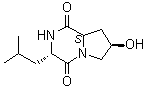 3-Isobutyl-8-hydroxyhexahydropyrrolo [1,2-a] pyrazine-1,4-dione molecular structure (CAS 115006-86-5)