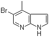 5-Bromo-4-methyl-1H-pyrrolo[2,3-b]pyridine molecular structure (CAS 1150617-52-9)