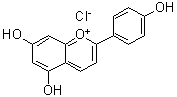 氯化芹菜定分子结构 (CAS 1151-98-0)