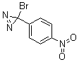 3-Bromo-3-(4-nitrophenyl)-3H-diazirine molecular structure (CAS 115127-49-6)