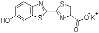 D-荧光素钾盐分子结构 (CAS 115144-35-9)