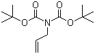 结构式 CAS# 115269-99-3, N,N-双叔丁氧羰基-N-烯丙胺