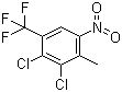 2,3-二氯-4-三氟甲基-6-硝基甲苯分子结构 (CAS 115571-67-0)