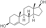 4-雄烯二醇分子结构 (CAS 1156-92-9)