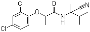 氰菌胺分子结构 (CAS 115852-48-7)