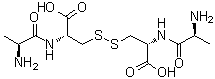 L-Alanyl-L-cysteine bimol. (2→2')-disulfide molecular structure (CAS 115888-13-6)