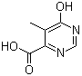 6-羟基-5-甲基嘧啶-4-羧酸分子结构 (CAS 1159010-94-2)