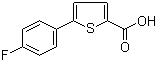 5-(4-氟苯基)噻吩-2-羧酸分子结构 (CAS 115933-30-7)