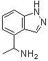 alpha-Methyl-1H-indazole-4-methanamine molecular structure (CAS 1159511-31-5)