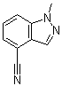 1-Methyl-1H-indazole-4-carbonitrile molecular structure (CAS 1159511-43-9)