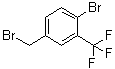 1-Bromo-4-(bromomethyl)-2-(trifluoromethyl)benzene molecular structure (CAS 1159512-68-1)