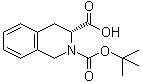 (R)-2-((tert-Butoxy)carbonyl)-1,2,3,4-tetrahydroisoquinoline-3-carboxylic acid molecular structure (CAS 115962-35-1)