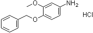 3-Methoxy-4-(phenylmethoxy)benzenamine hydrochloride (1:1) molecular structure (CAS 1159825-08-7)