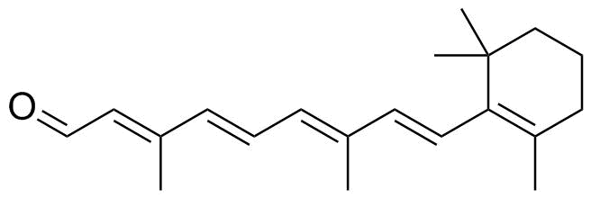 trans-Retinal molecular structure (CAS 116-31-4)