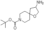 3-氨基-1-氧杂-8-氮杂螺[4.5]癸烷-8-羧酸叔丁酯分子结构 (CAS 1160246-91-2)