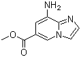 8-Aminoimidazo[1,2-a]pyridine-6-carboxylic acid methyl ester molecular structure (CAS 1160994-94-4)