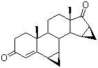 6,7,15,16-二亚甲基-4-烯-3,17-雄甾烯二酮分子结构 (CAS 116298-21-6)