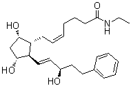 结构式 CAS# 1163135-92-9, (15R)-比马前列素