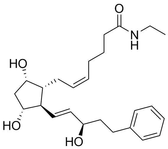 (15R)-Bimatoprost molecular structure (CAS 1163135-92-9)