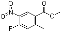 Methyl 4-fluoro-2-methyl-5-nitrobenzoate molecular structure (CAS 1163287-01-1)