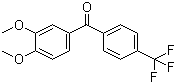 4'-三氟甲基-3,4-二甲氧基二苯甲酮分子结构 (CAS 116412-99-8)