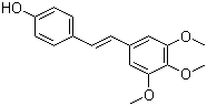 (E)-4'-羟基-3,4,5-三甲氧基二苯乙烯分子结构 (CAS 116519-00-7)