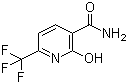 2-羟基-6-三氟甲基烟酰胺分子结构 (CAS 116548-03-9)