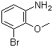 结构式 CAS# 116557-46-1, 3-溴-2-甲氧基苯胺