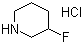 3-Fluoropiperidine hydrochloride molecular structure (CAS 116574-75-5)